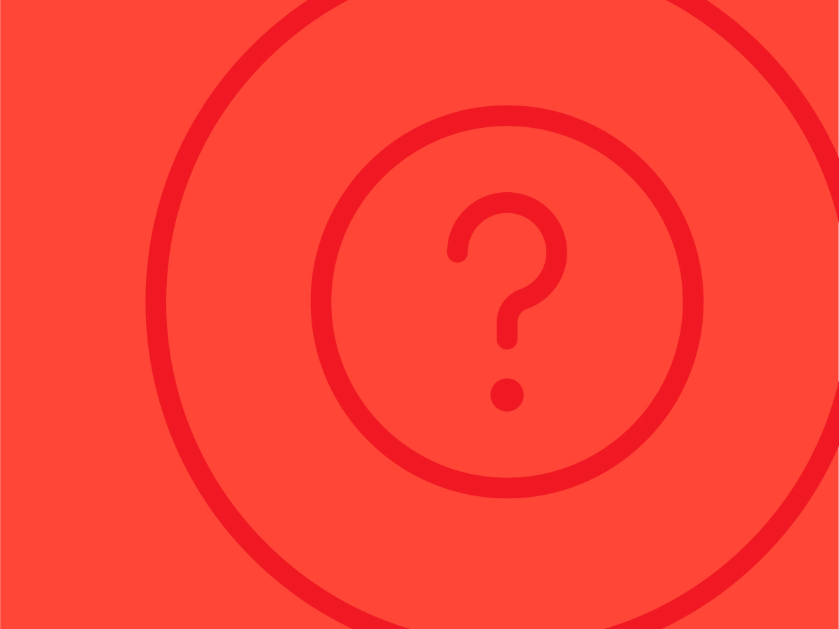 Symbolic image with question mark icon